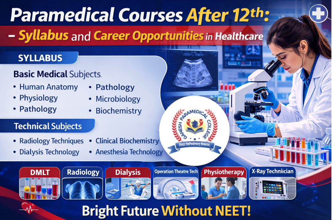  Paramedical Courses After 12th: Syllabus & Scope 